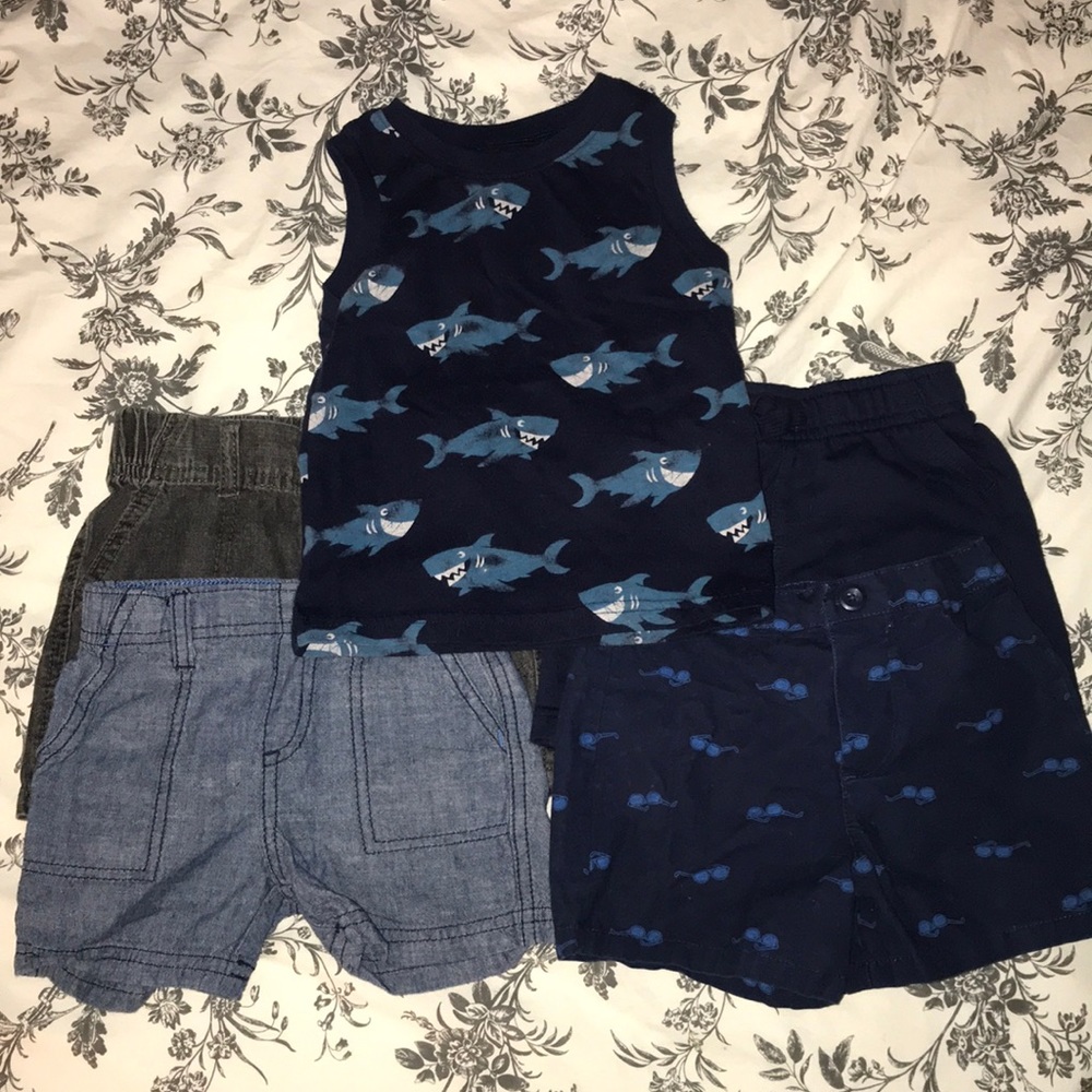 5 piece lot of boys 18 months summer clothing